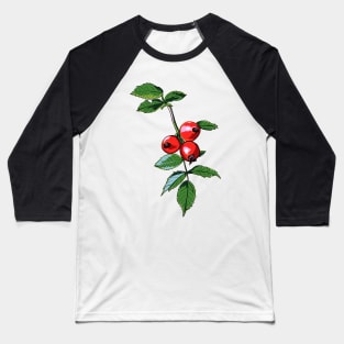 Branch of wild rose Baseball T-Shirt